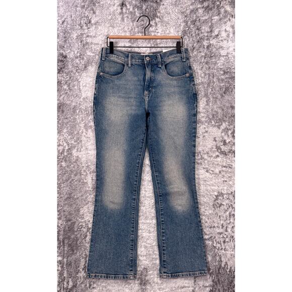 New Free People Jeans 28 Womens Low Maintenance Mid Rise Crop Boot - Picture 1 of 8